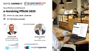 Digital Lounge: e-Invoicing Pflicht 2025